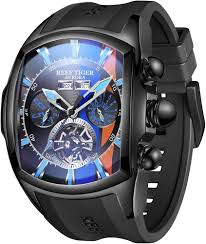 Black Shark Hexagon RGA6908 Watch